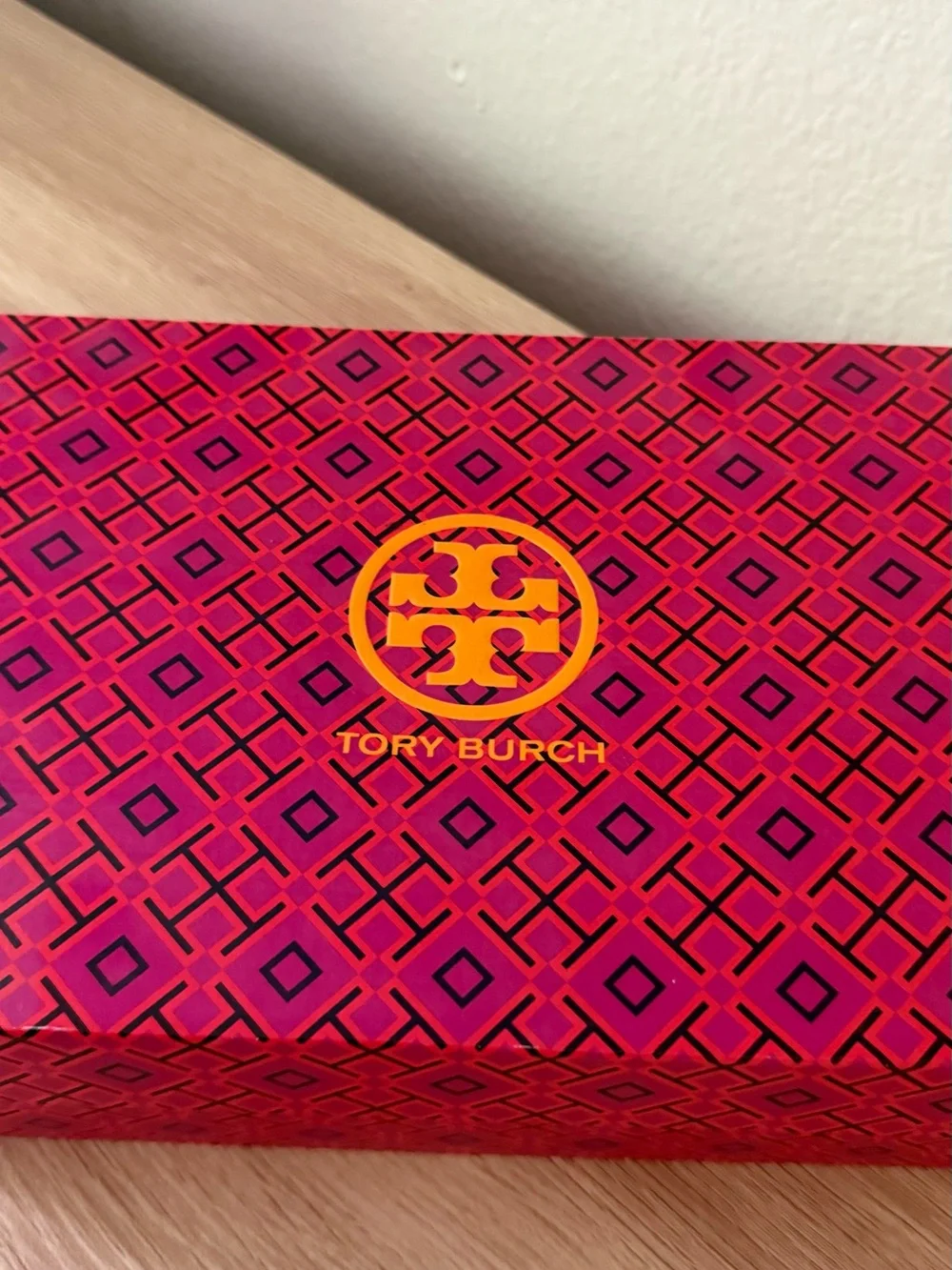 Tory Burch White and Navy Logo Sneakers